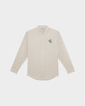 OXFORD SLIM SHIRT WITH LOGO EMBROIDERED