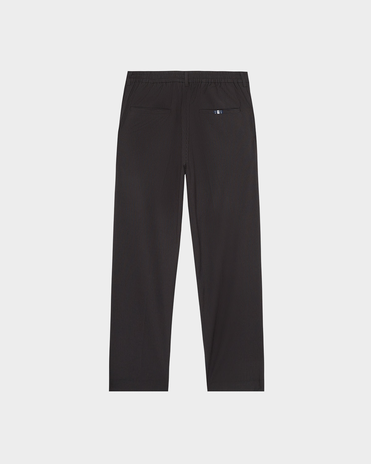 STRAIGHT-LEG POLYESTER BLEND PANTS