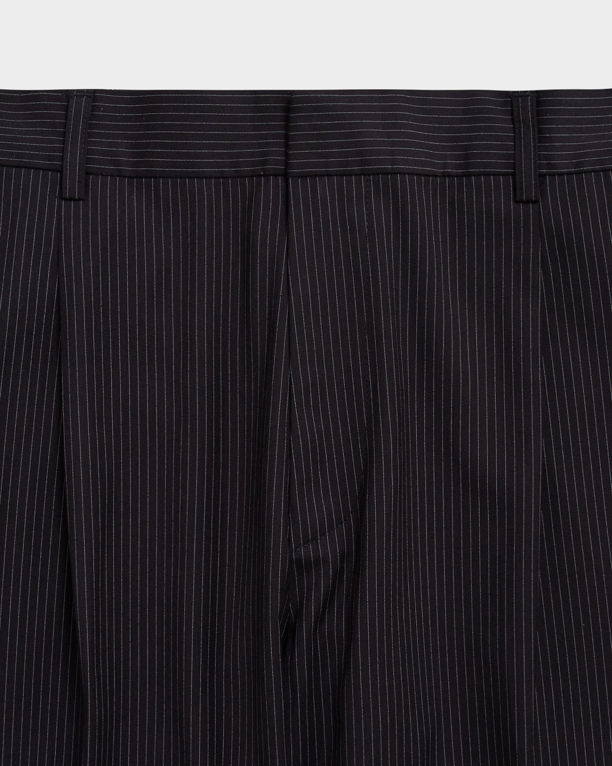 STRAIGHT-LEG POLYESTER BLEND PANTS