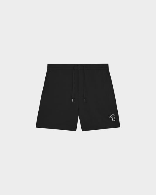 NYLON SHORTS WITH LOGO EMBROIDERED