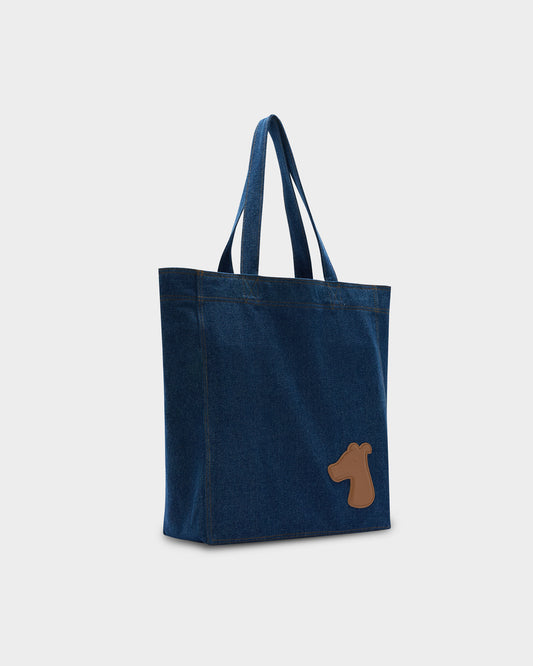 SMILEYHOUND DENIM TOTE