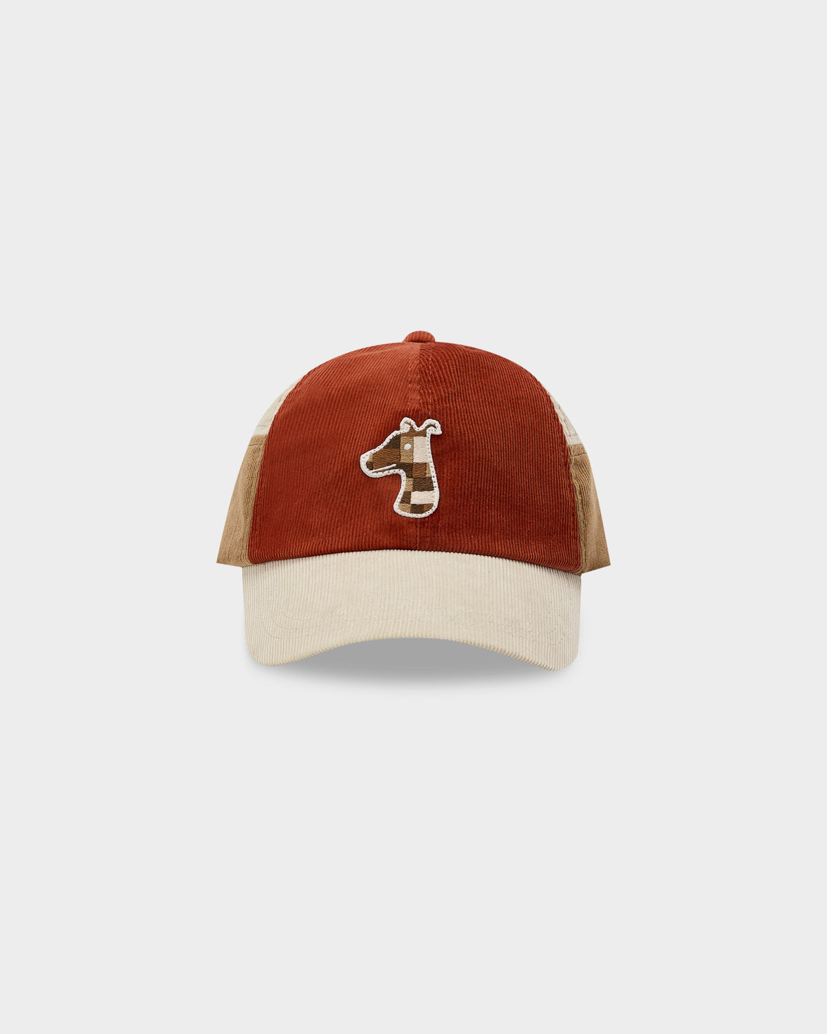 COTTON CORDUROY CAP WITH LOGO EMBROIDERED