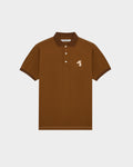 PIQUE POLO SHIRT WITH LOGO EMBROIDERED