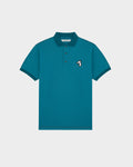 PIQUE POLO SHIRT WITH LOGO EMBROIDERED