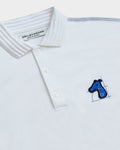 PIQUE POLO SHIRT WITH LOGO EMBROIDERED