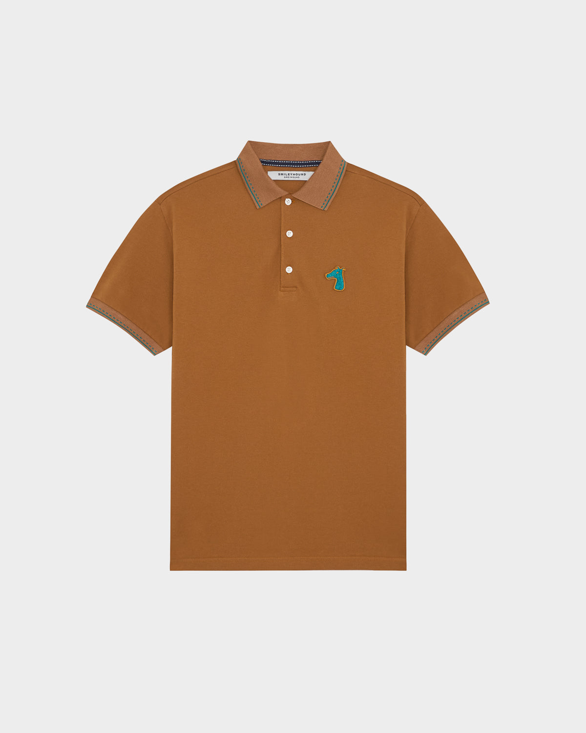 PIQUE POLO SHIRT WITH LOGO EMBROIDERED