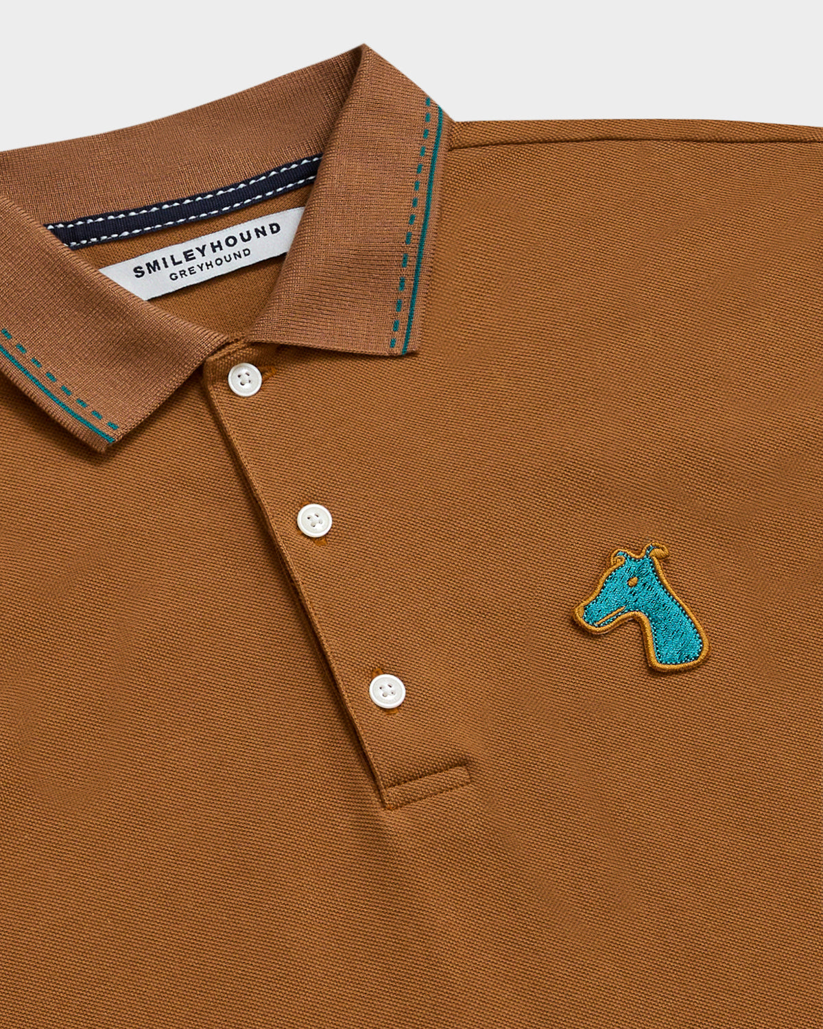 PIQUE POLO SHIRT WITH LOGO EMBROIDERED