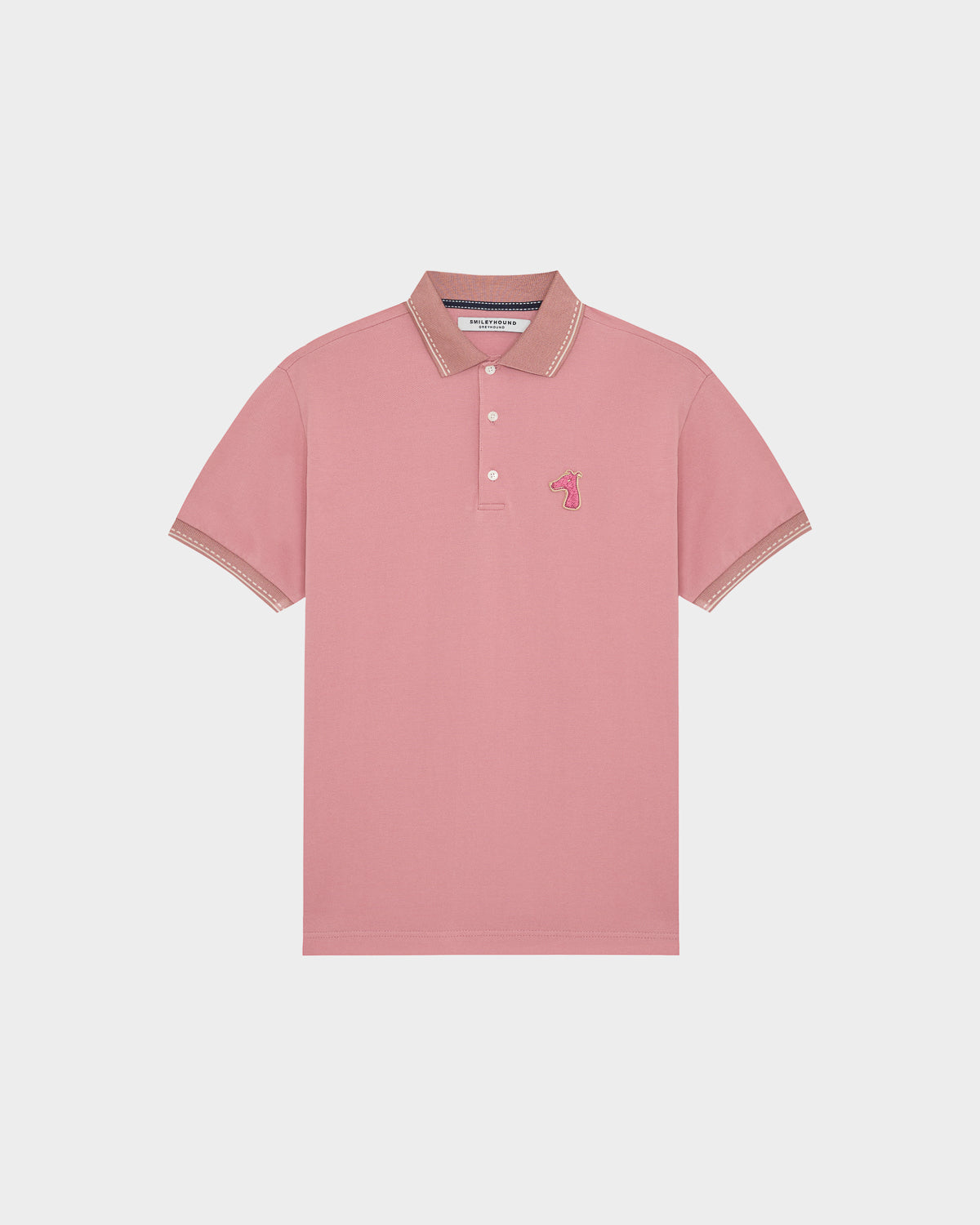 PIQUE POLO SHIRT WITH LOGO EMBROIDERED