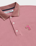 PIQUE POLO SHIRT WITH LOGO EMBROIDERED