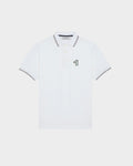 PIQUE POLO SHIRT WITH LOGO EMBROIDERED