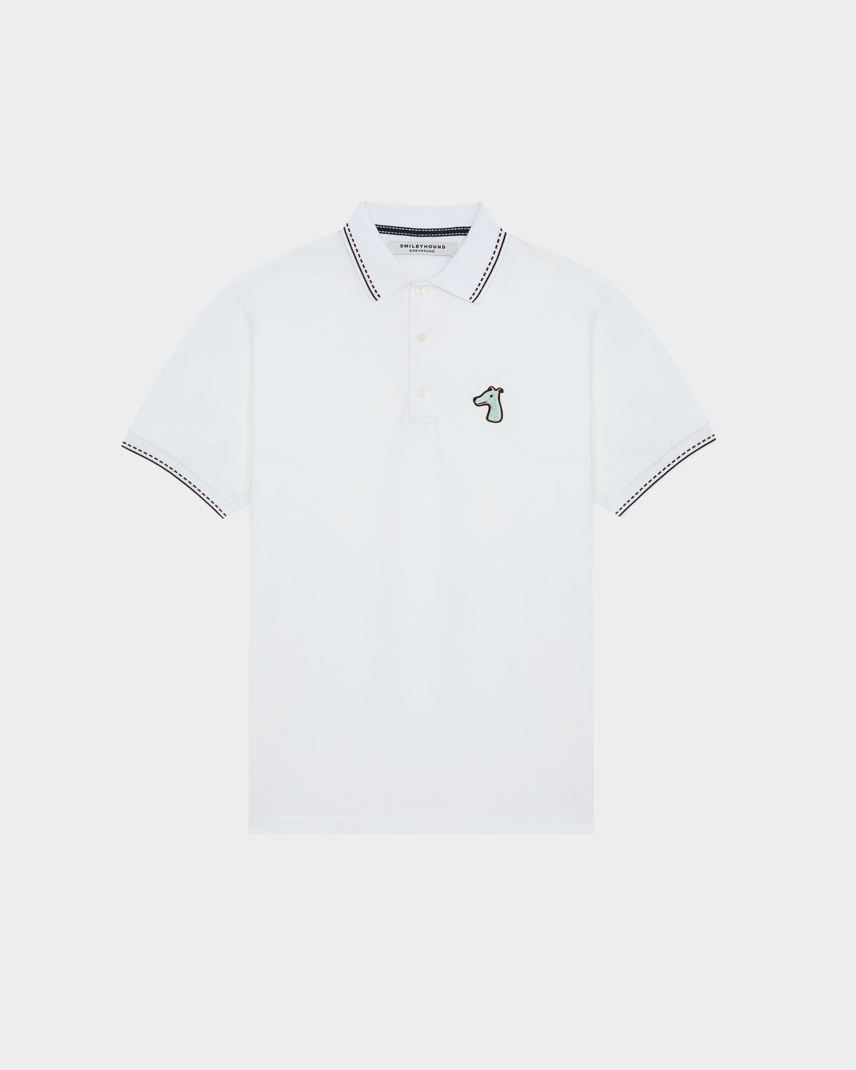 PIQUE POLO SHIRT WITH LOGO EMBROIDERED