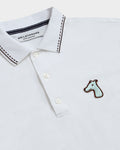 PIQUE POLO SHIRT WITH LOGO EMBROIDERED