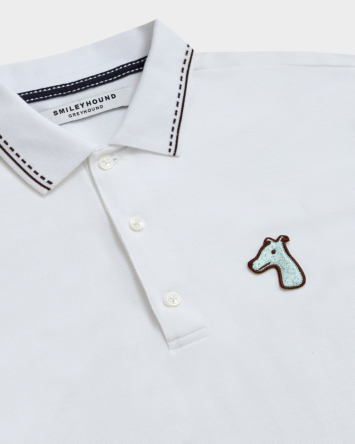 PIQUE POLO SHIRT WITH LOGO EMBROIDERED