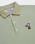 PIQUE POLO SHIRT WITH LOGO EMBROIDERED