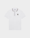 PIQUE POLO SHIRT WITH LOGO EMBROIDERED