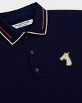 PIQUE POLO SHIRT WITH LOGO EMBROIDERED