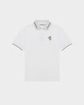 PIQUE POLO SHIRT WITH LOGO EMBROIDERED