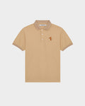 PIQUE POLO SHIRT WITH LOGO EMBROIDERED