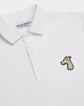 PIQUE POLO SHIRT WITH LOGO EMBROIDERED