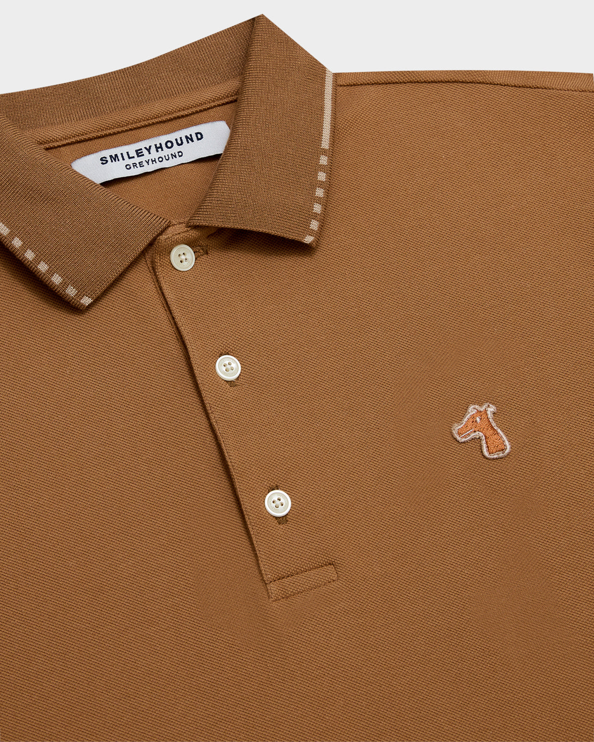 PIQUE POLO SHIRT WITH LOGO EMBROIDERED