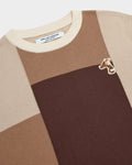 COLOR-BLOCK SWEATSHIRT WITH LOGO EMBROIDERED