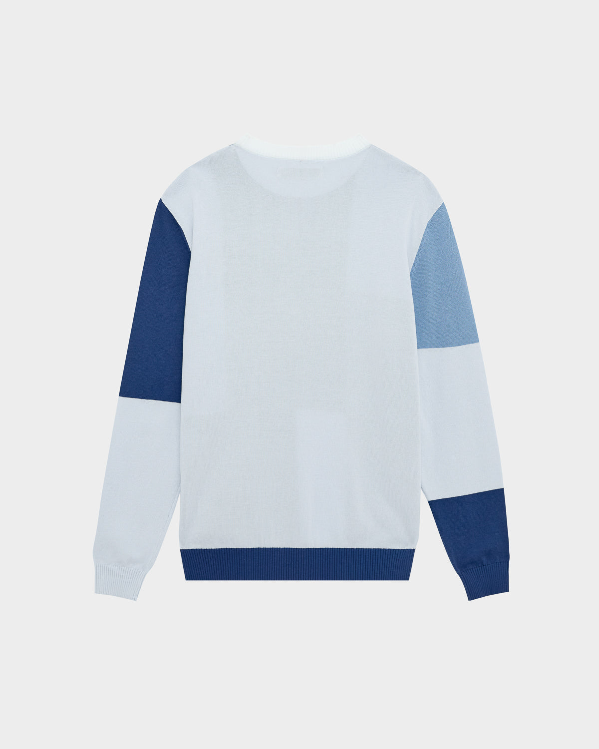 COLOR-BLOCK SWEATSHIRT WITH LOGO EMBROIDERED