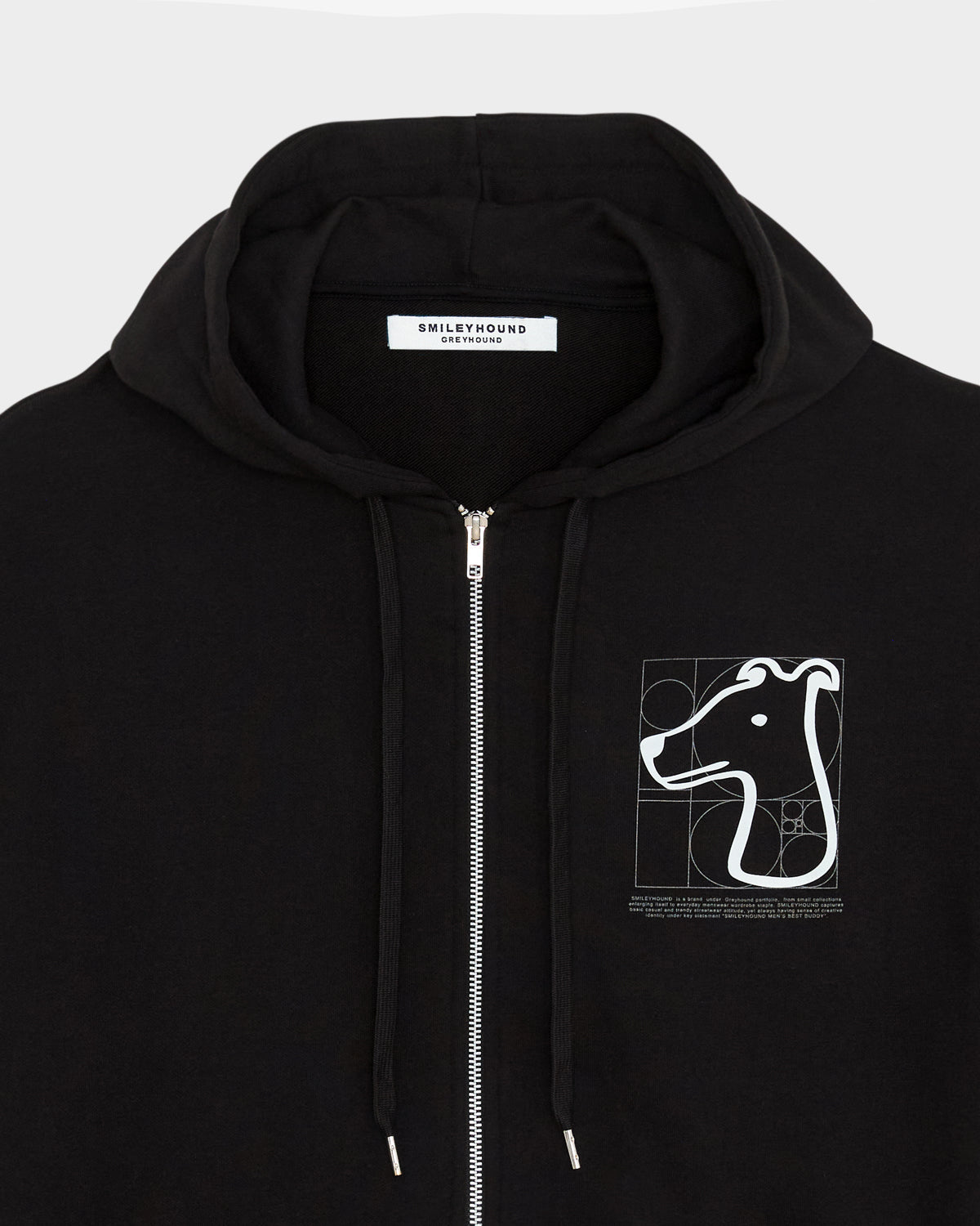 FRENCH TERRY HOODIE WITH LOGO GRAPHIC PRINTED