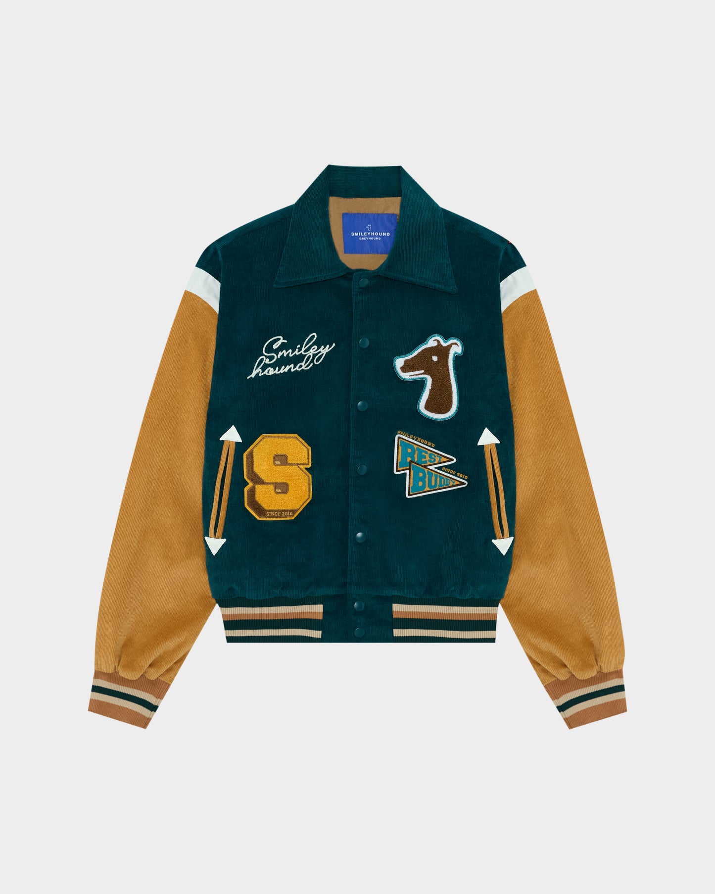 SMILEYHOUND VARSITY BOMBER JACKET