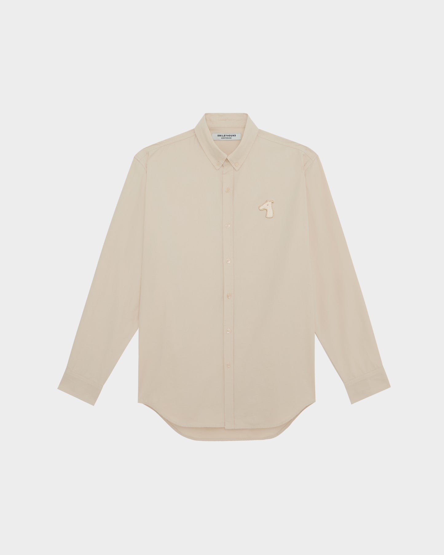 OXFORD SLIM SHIRT WITH LOGO EMBROIDERED