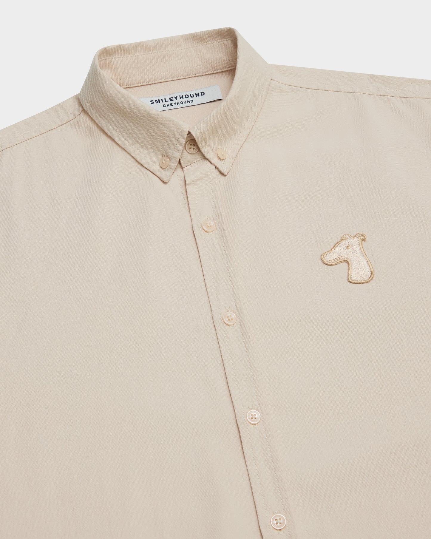 OXFORD SLIM SHIRT WITH LOGO EMBROIDERED