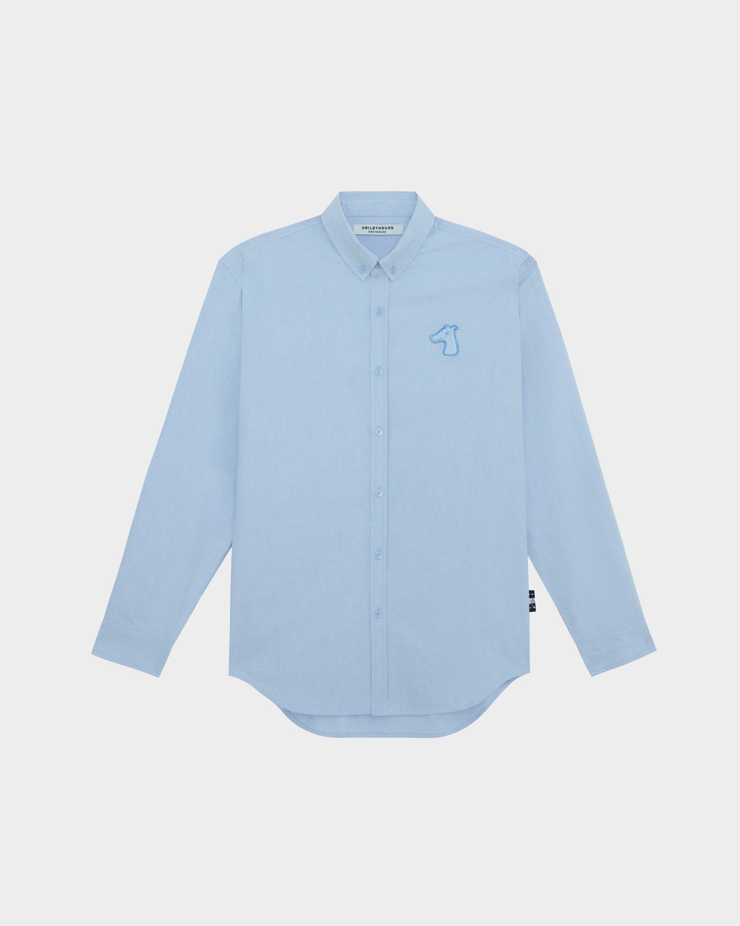 OXFORD SLIM SHIRT WITH LOGO EMBROIDERED