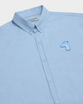 OXFORD SLIM SHIRT WITH LOGO EMBROIDERED