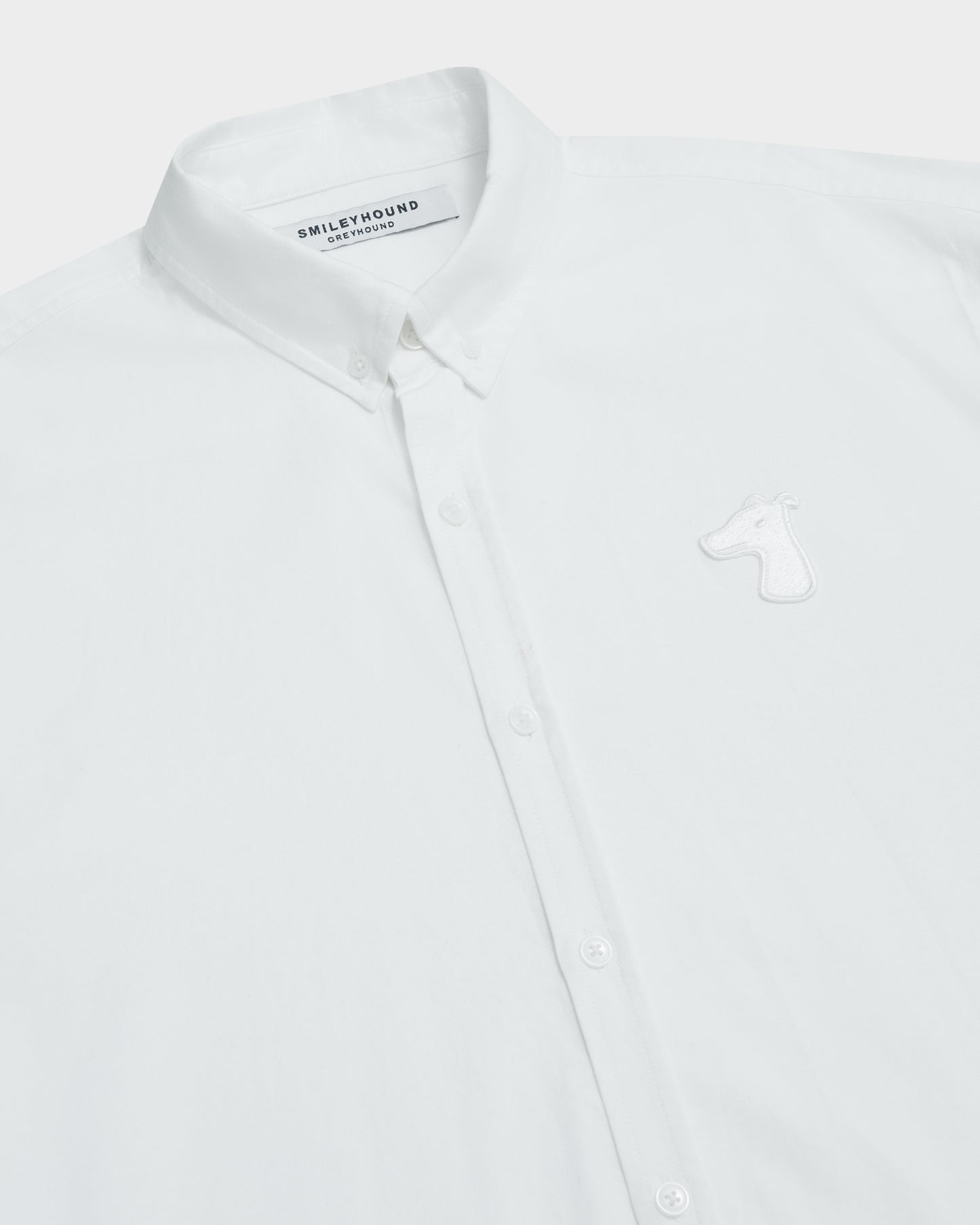 OXFORD SLIM SHIRT WITH LOGO EMBROIDERED