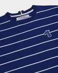 REGULAR FIT STRIPED  T-SHIRT WITH  LOGO EMBROIDERED