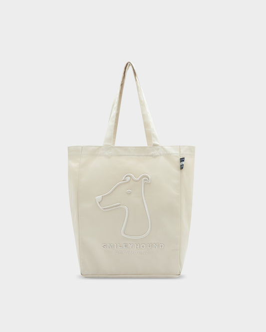 COTTON TOTE BAG WITH LOGO EMBROIDERED