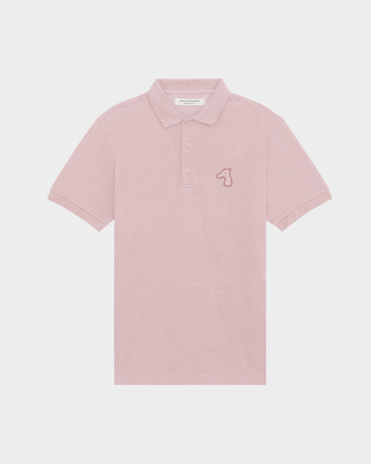 PIQUE POLO SHIRT WITH LOGO EMBROIDERED V.