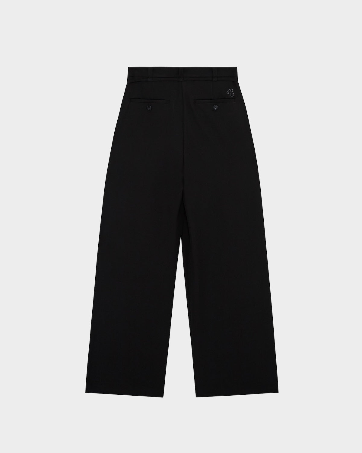 BESTIE DRAWSTRING WIDE-LEG TROUSERS
