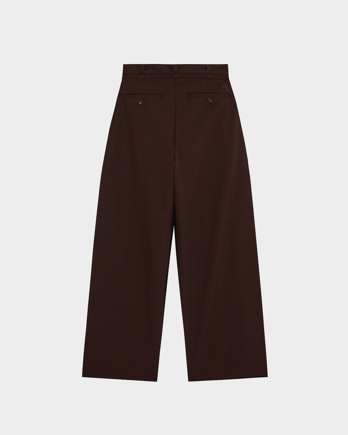 BESTIE DRAWSTRING WIDE-LEG TROUSERS