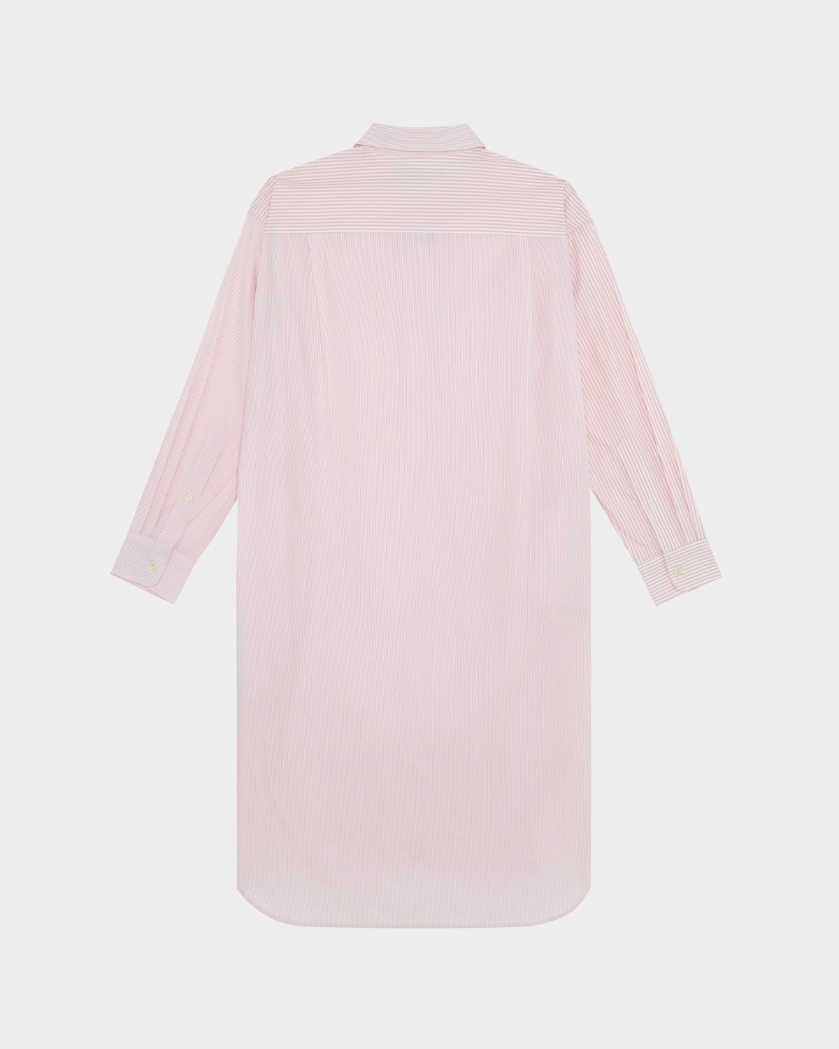 BESTIE STRIPED SHIRT DRESS