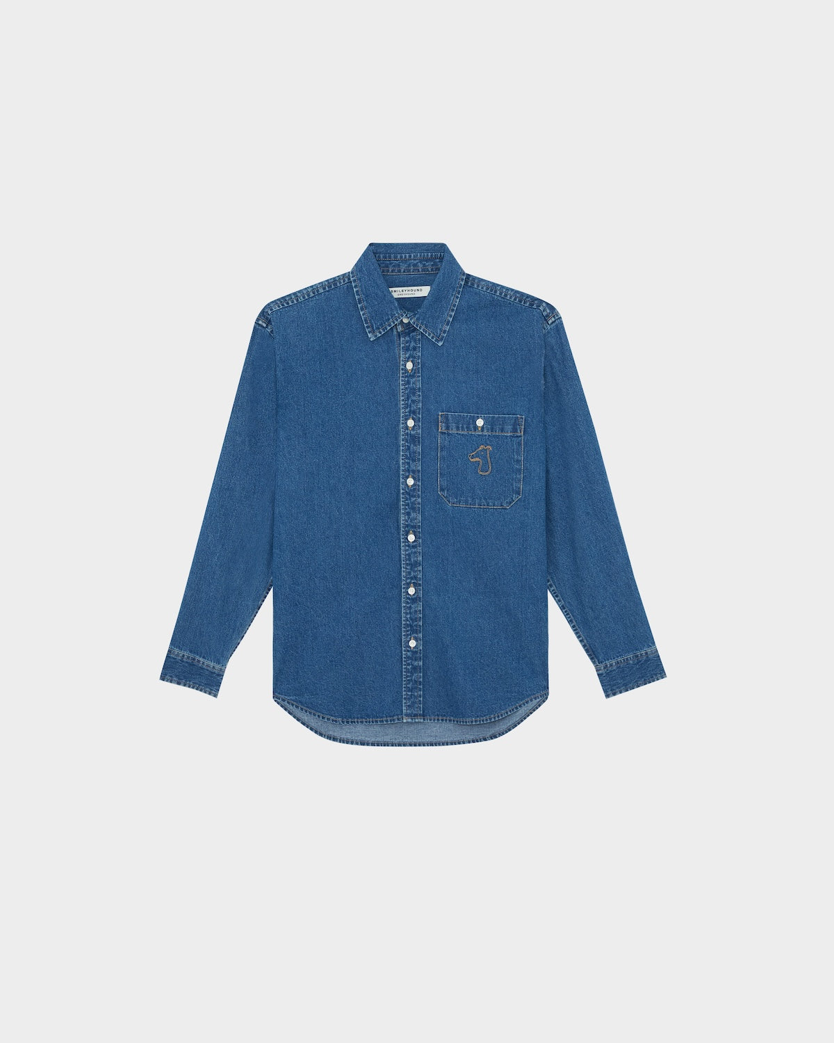 SMILEYHOUND LONG SLEEVE DENIM SHIRT