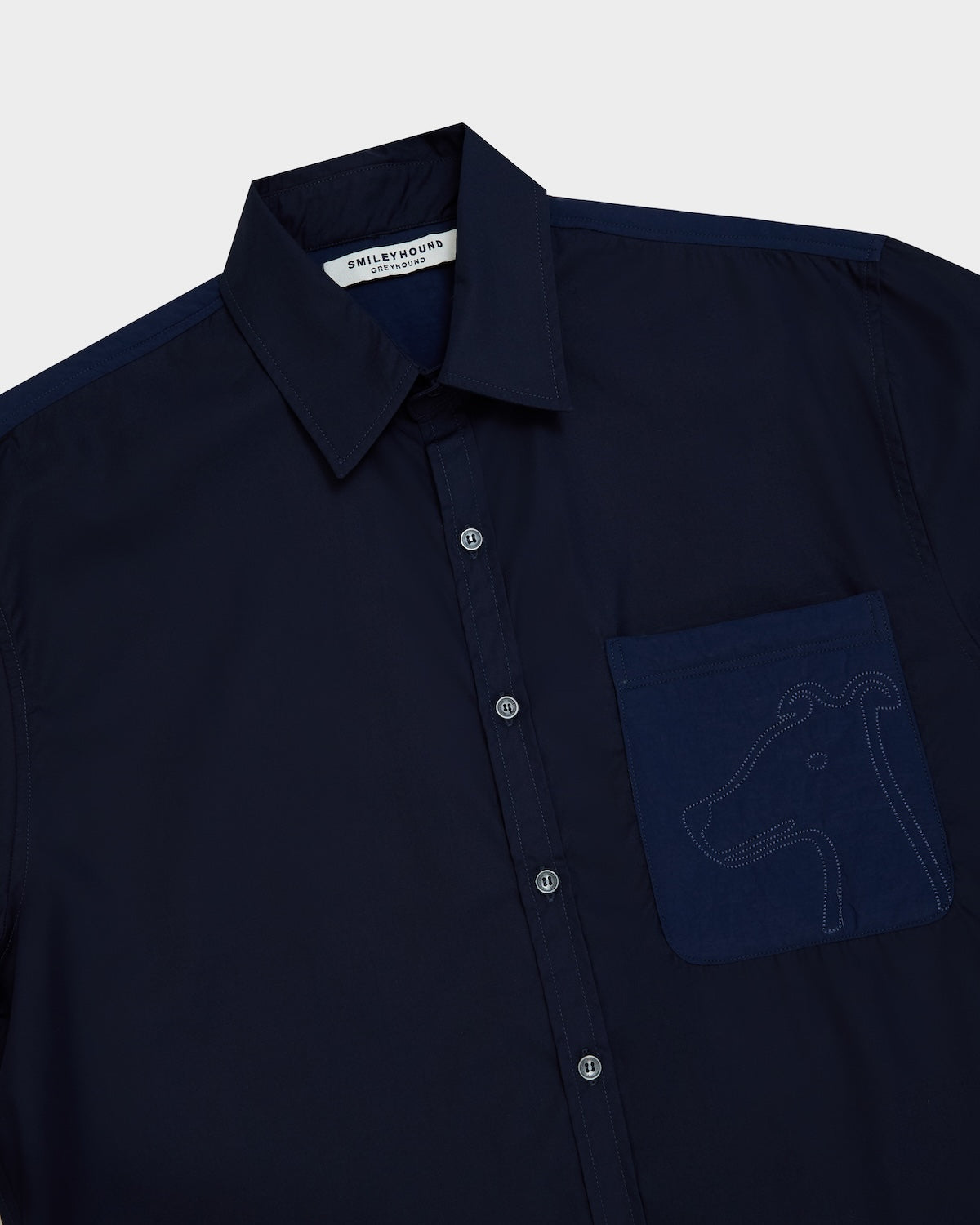 POPLIN REGULAR WITH LOGO EMBROIDERED