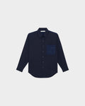 POPLIN REGULAR WITH LOGO EMBROIDERED