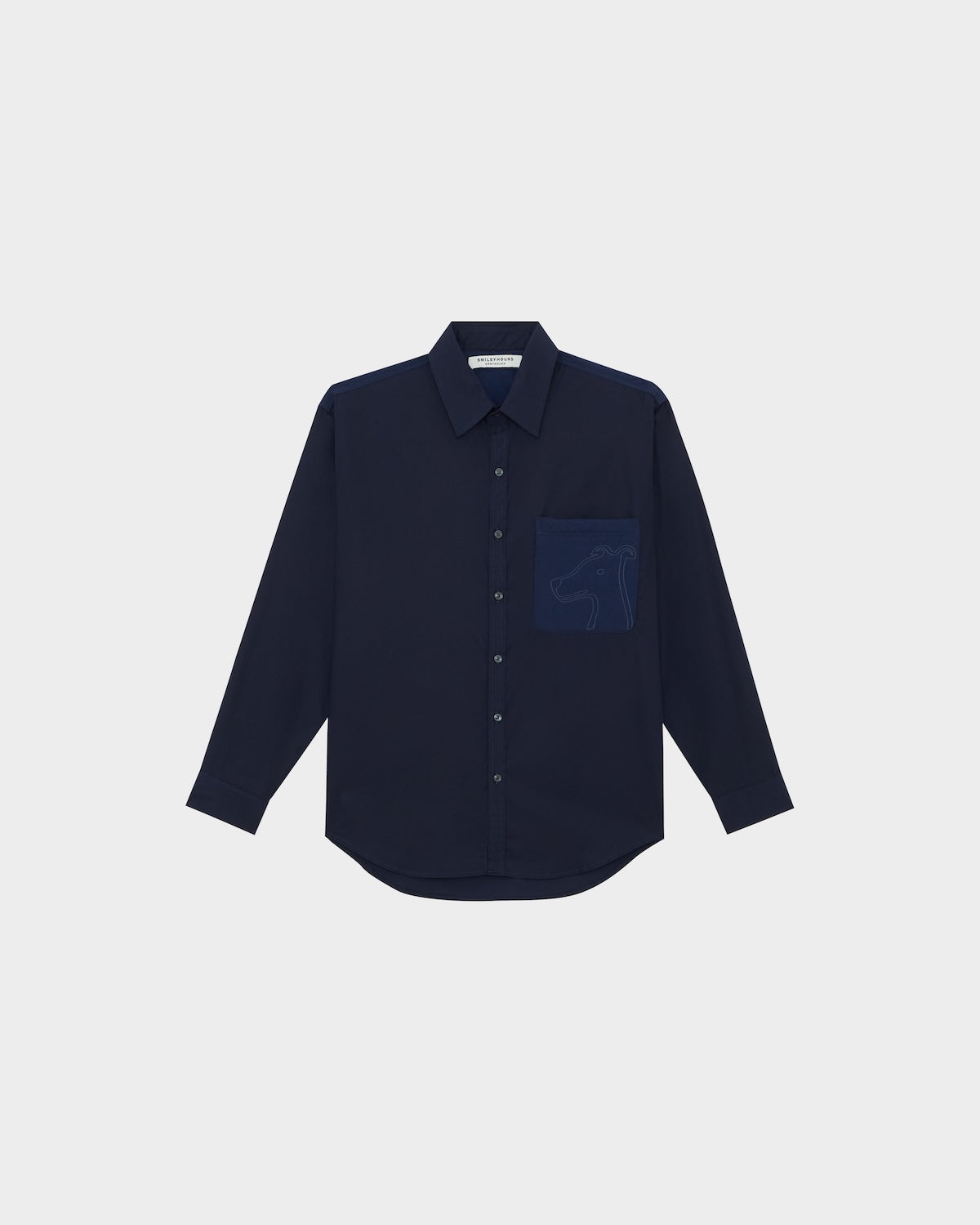 POPLIN REGULAR WITH LOGO EMBROIDERED