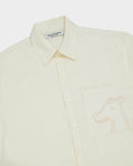 POPLIN REGULAR WITH LOGO EMBROIDERED