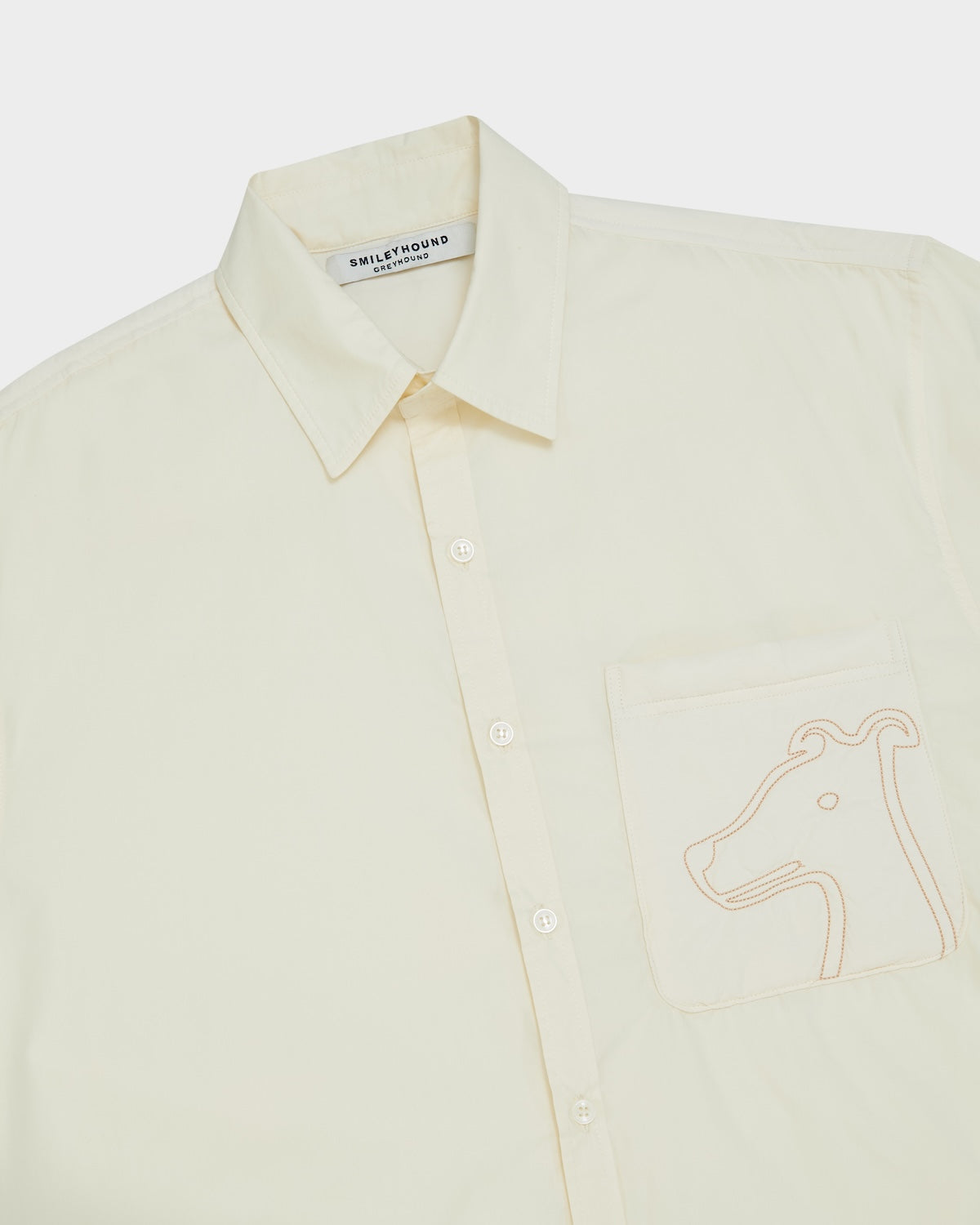 POPLIN REGULAR WITH LOGO EMBROIDERED