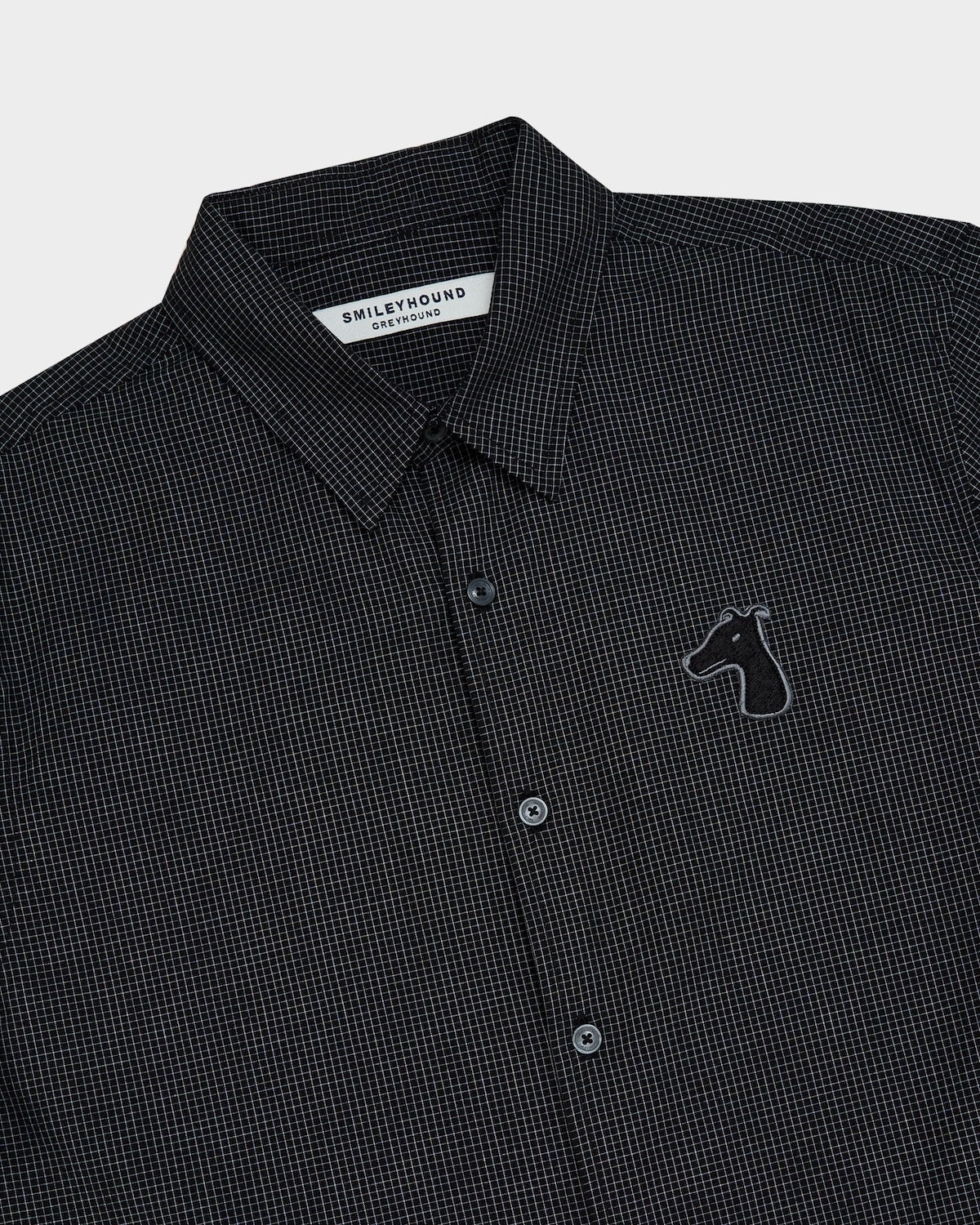 POPLIN SLIM SHIRT WITH LOGO EMBROIDERED