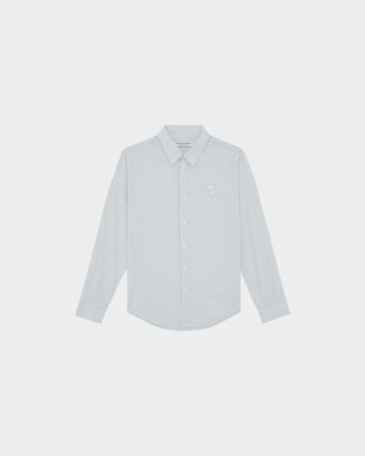 POPLIN SLIM SHIRT WITH LOGO EMBROIDERED