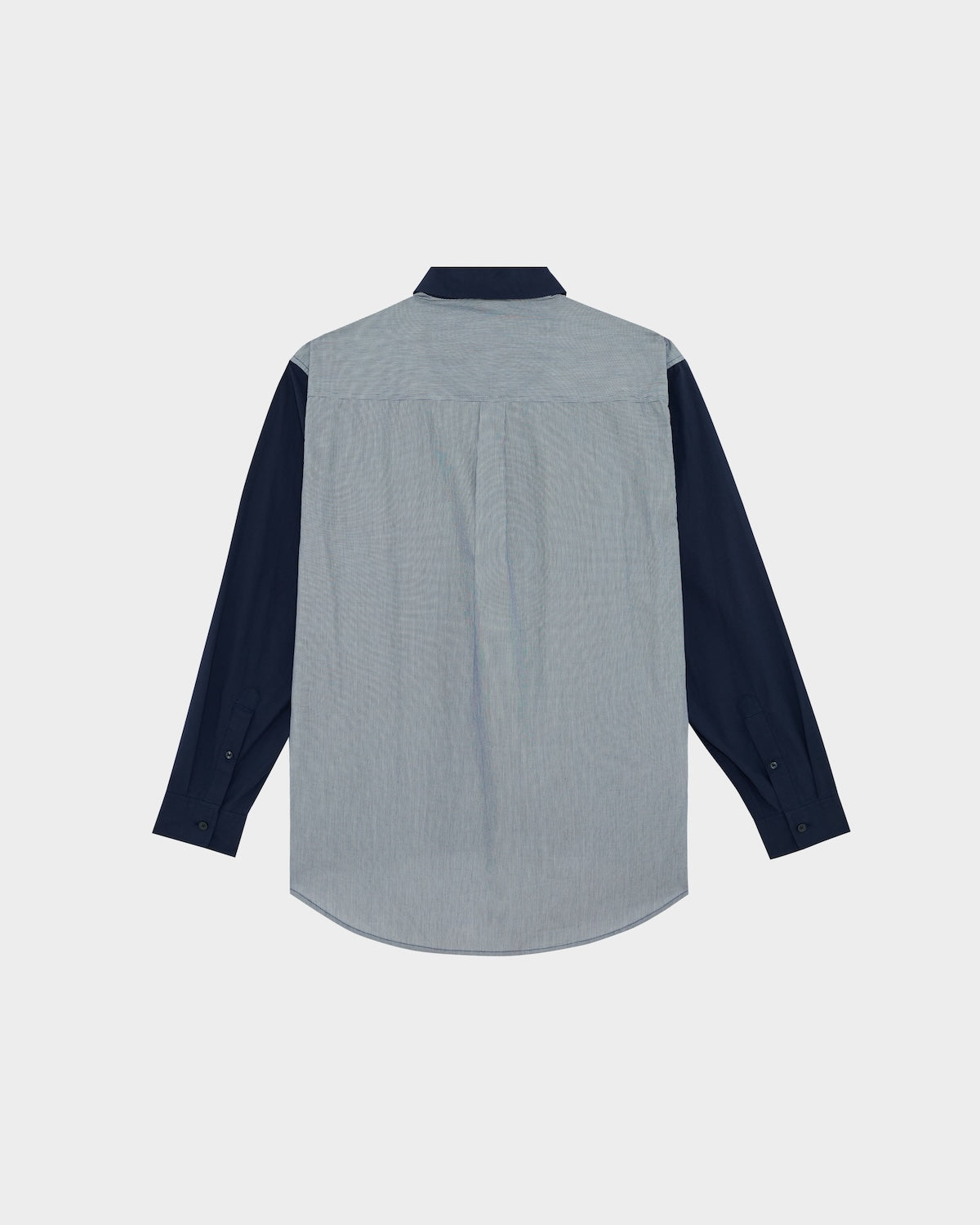 COLOR-BLOCK SHIRT WITH LOGO EMBROIDERED