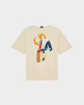 THING AROUND BOXY FIT T-SHIRT WITH GRAPHIC PRINT