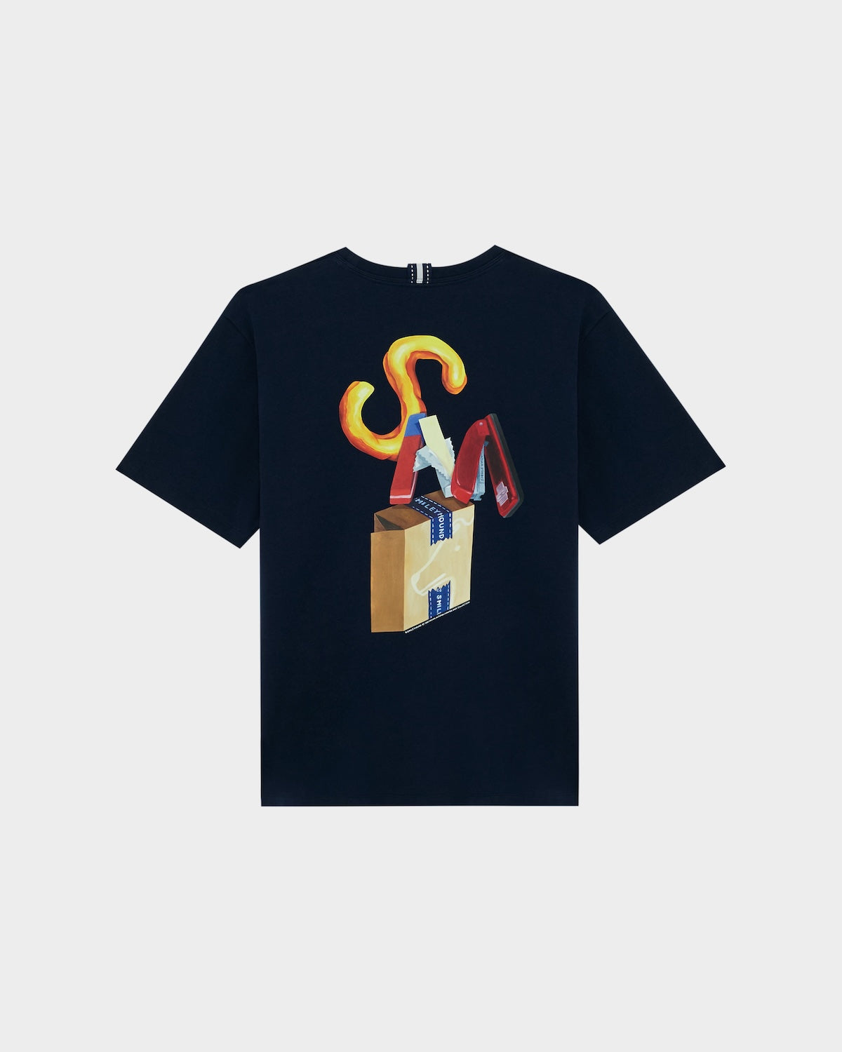 THING AROUND BOXY FIT T-SHIRT WITH GRAPHIC PRINT